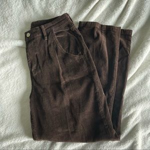 Chocolate Brown Corduroy Pants